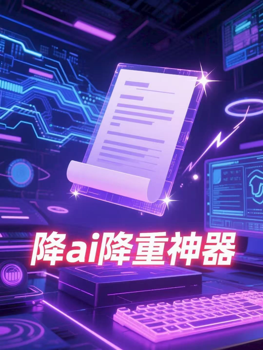 论文降重通关秘籍：如何让AI写的论文"去AI化"且通过查重