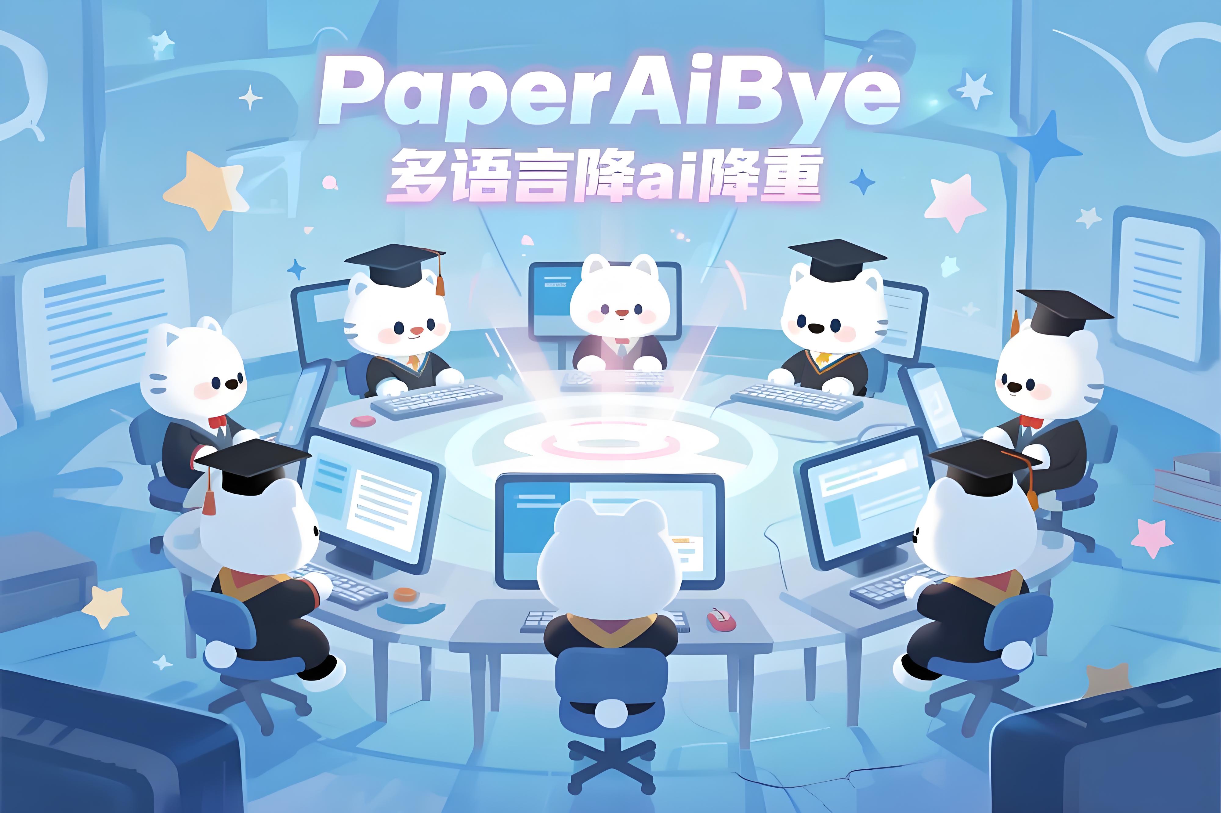 多语言论文终极解决方案：PaperAiBye 打破语言壁垒，30+ 语种精准降重去 AI