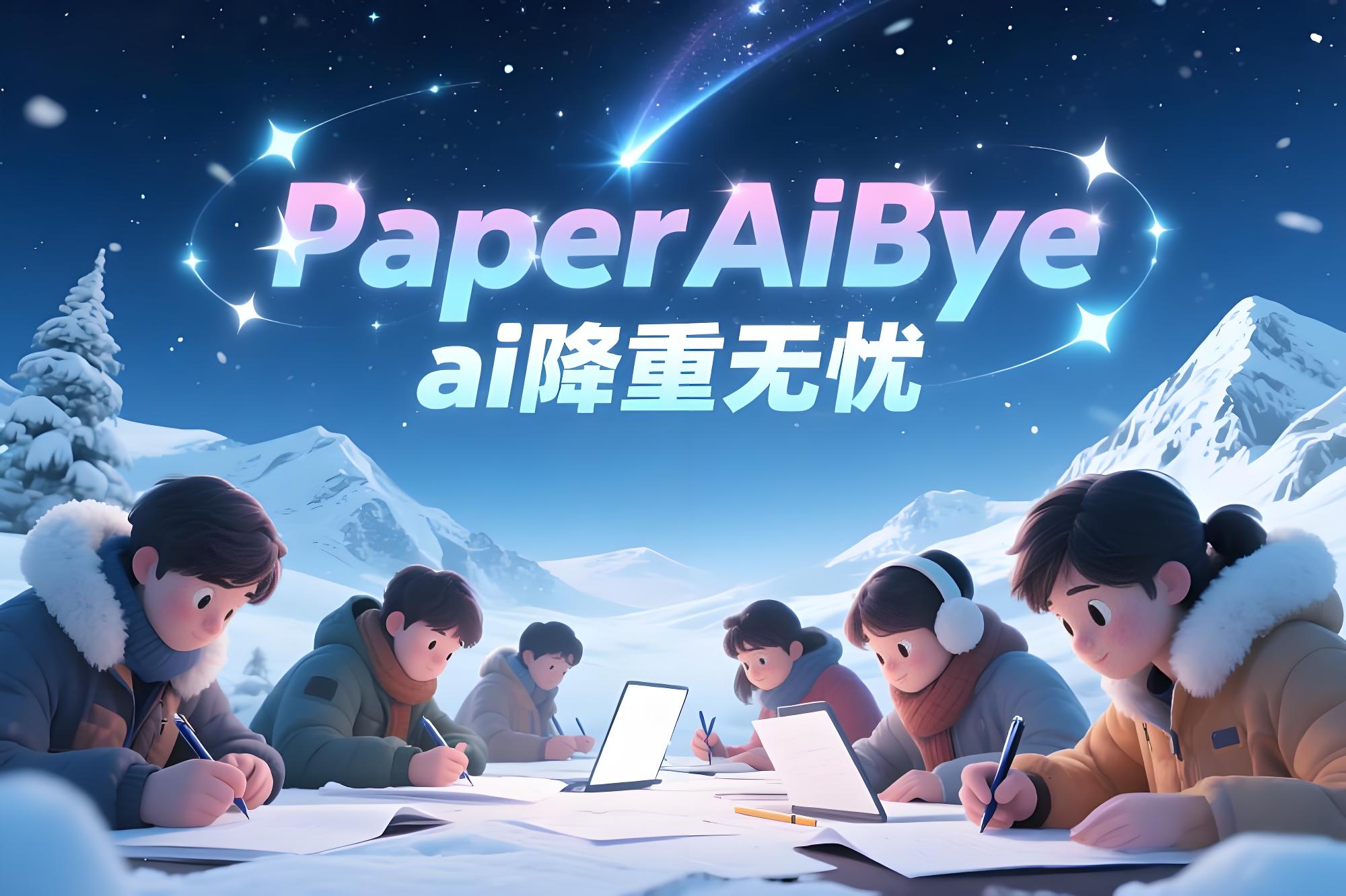 Turnitin 更新后 AI 率降不下来？留子救星 PaperAiBye 实测：无损改述 + 双率齐降，熬夜改稿再见！