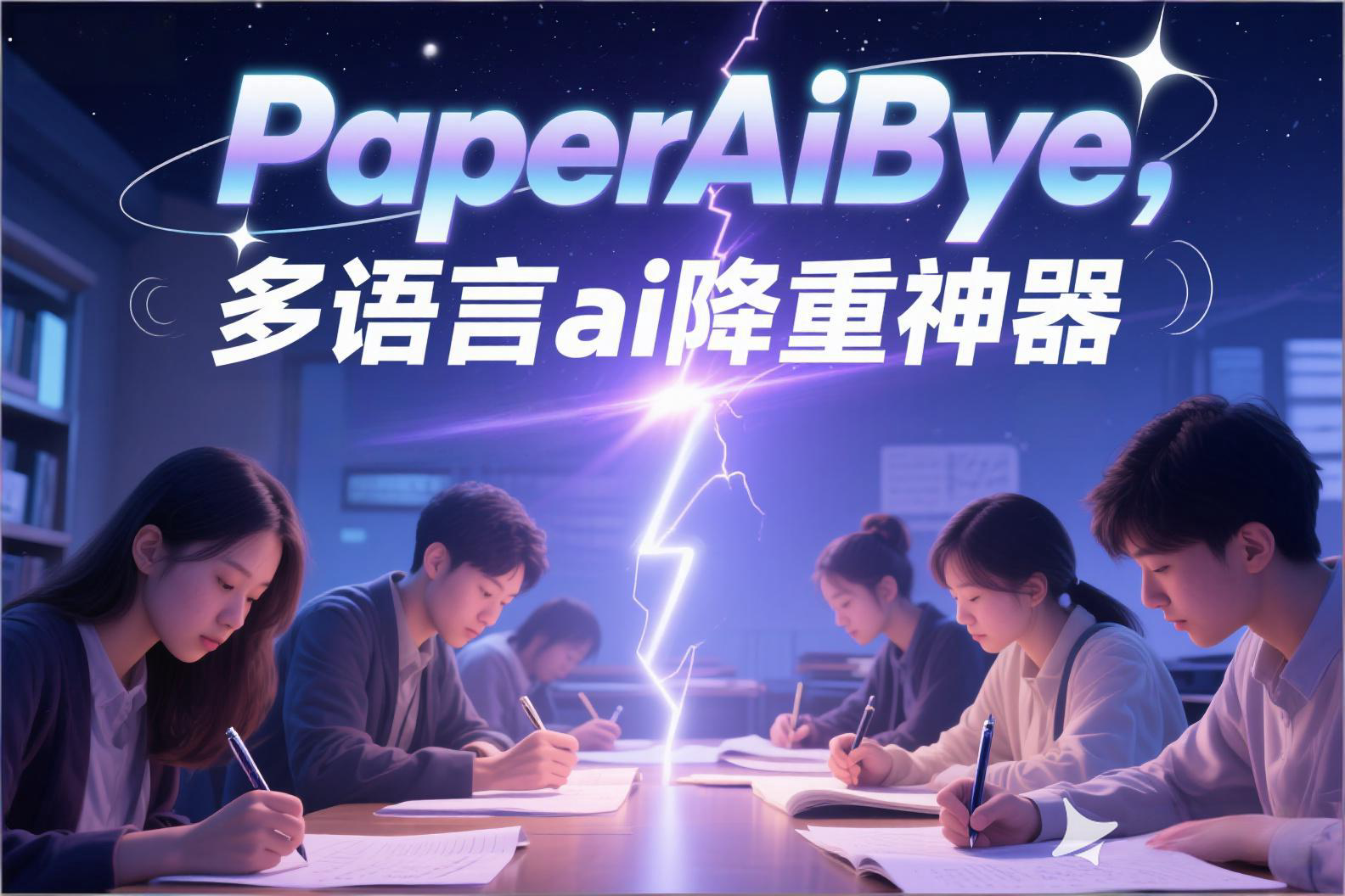PaperAiBye：ai降重神器，双语双强，一篇工具搞定所有论文！