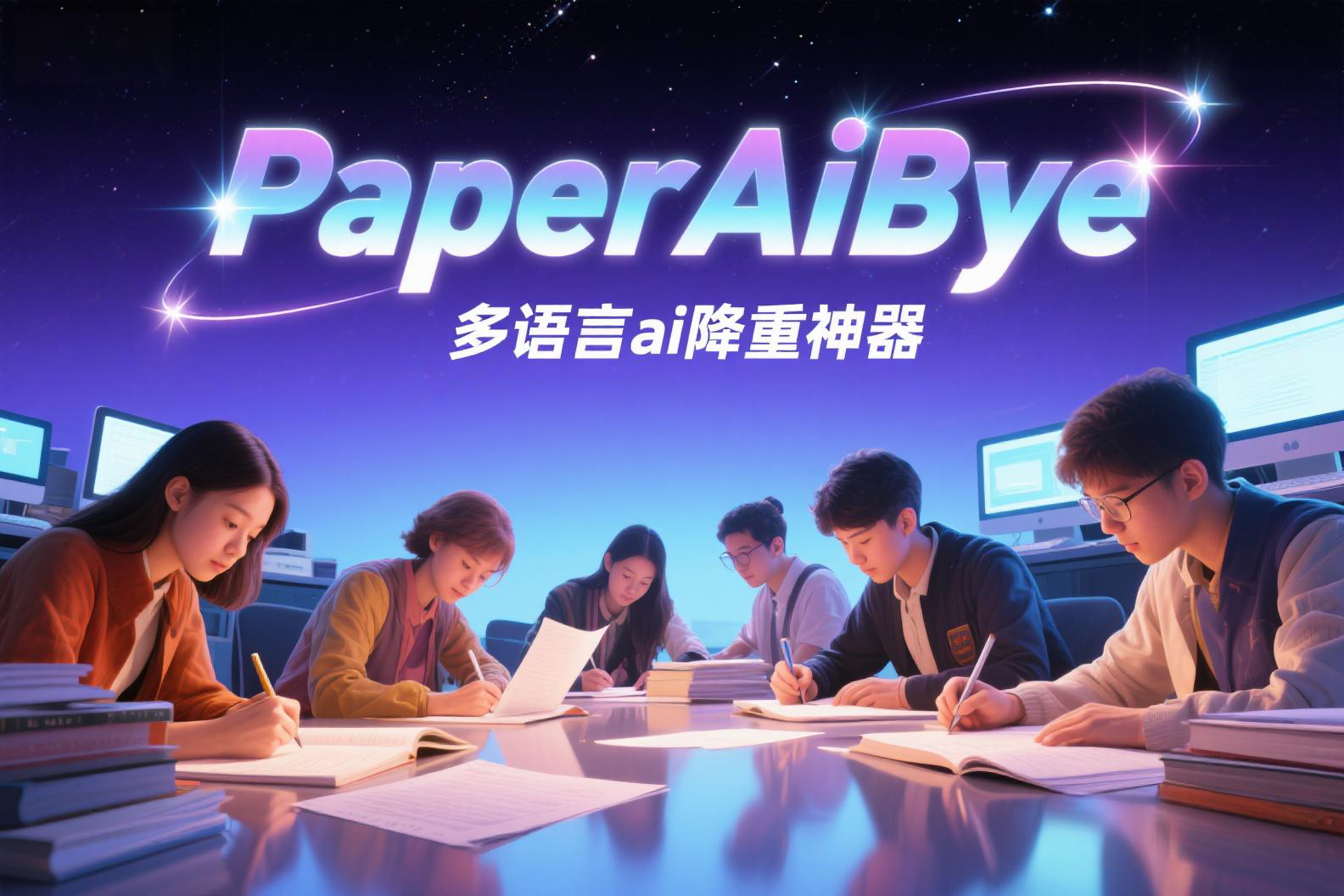 Deadline救星！PaperAiBye一键ai降重，告别熬夜改论文
